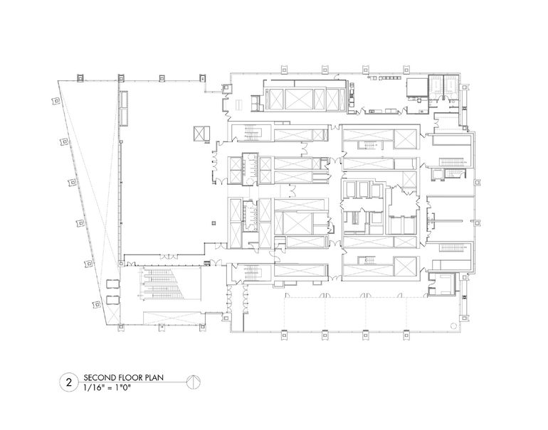 Black-and-white architectural floor plan with room layouts, dimensions, and labels