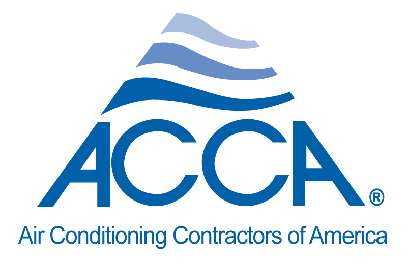 ACCA logo: Blue triangle with stylized waves, 