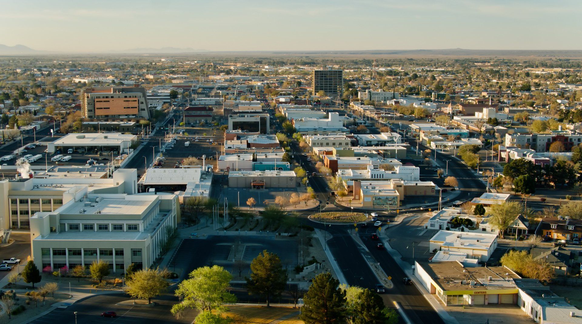 Las Cruces bird's eye view