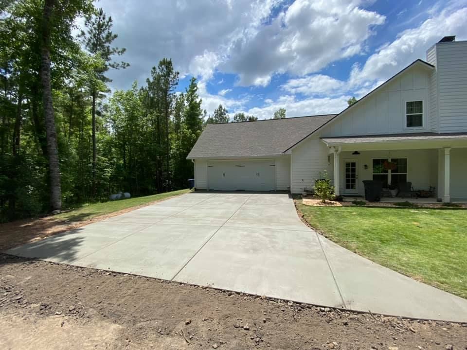 Kennewick Concrete driveway extension installation