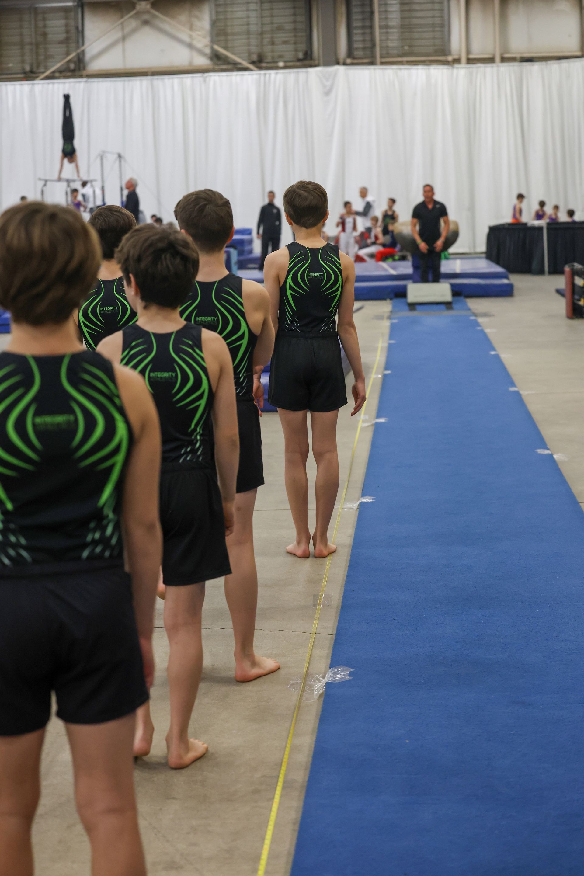 kids lined up