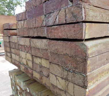 Hardwood Sleepers — Cooroy Landscape Supplies And Garden Centre In Cooroy, QLD