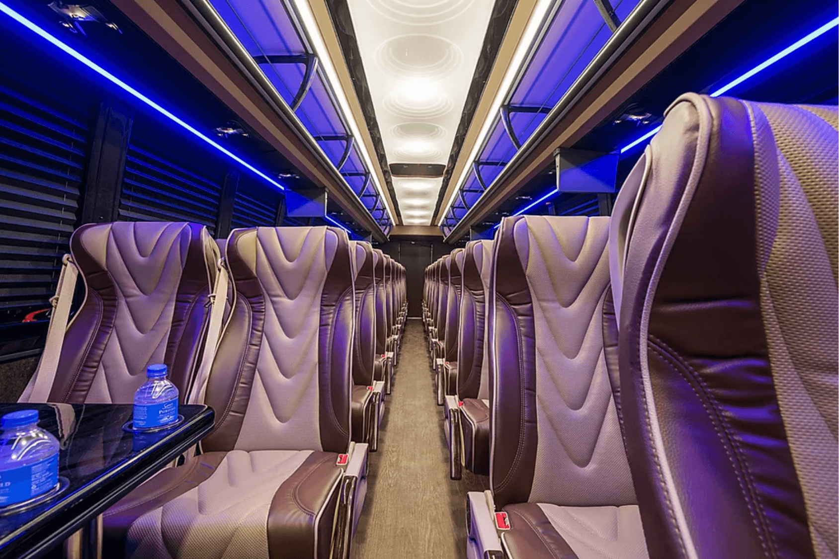 charter bus interior