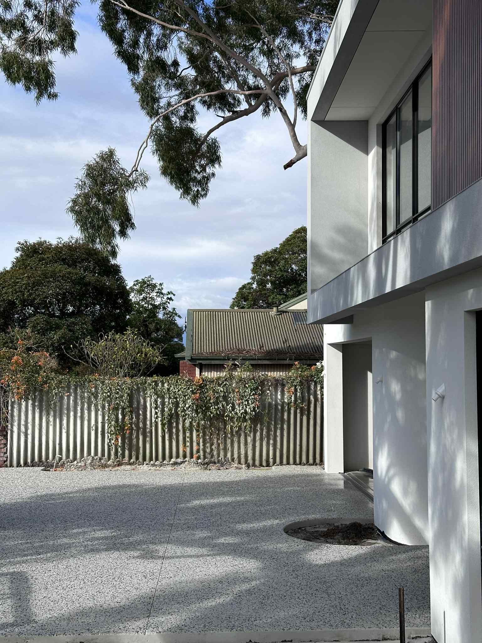 Kajani concrete mix exposed for Perth home owners driveway