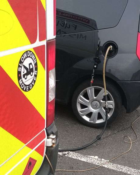 Fuel Mistake Assist Wrong Fuel Rescue
