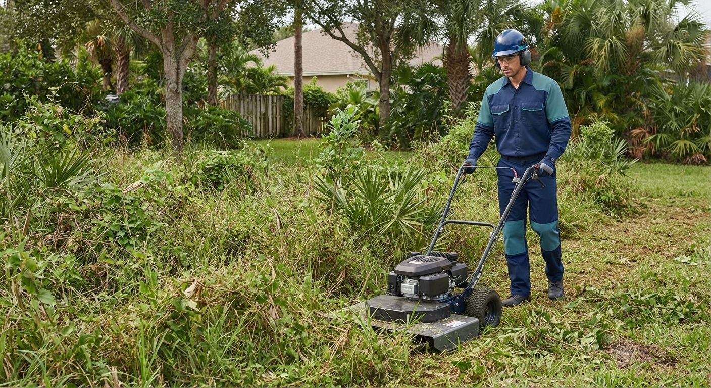 Residential land clearing service in Wellington Florida