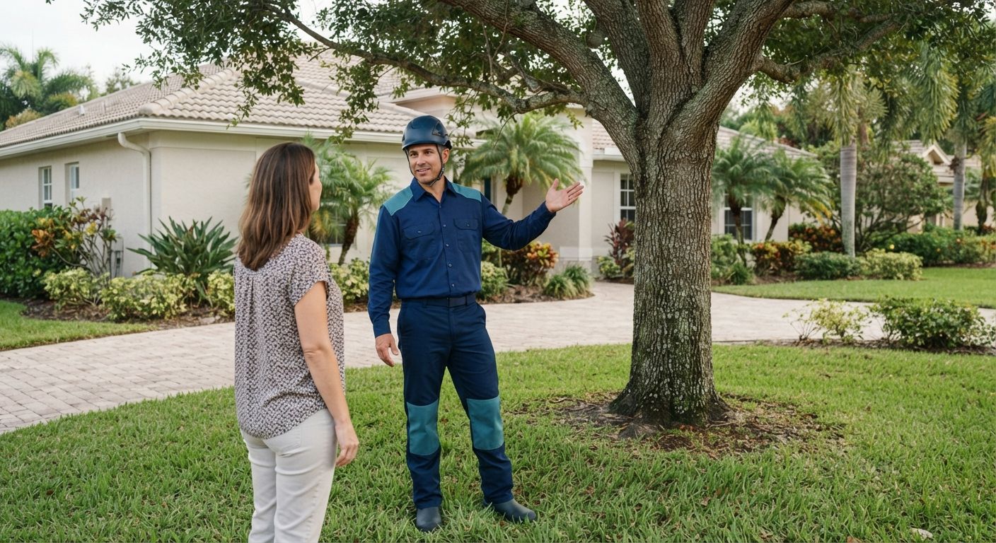 Wellington Worker talking to client