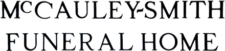 The logo for sample funeral home is shown on a white background.