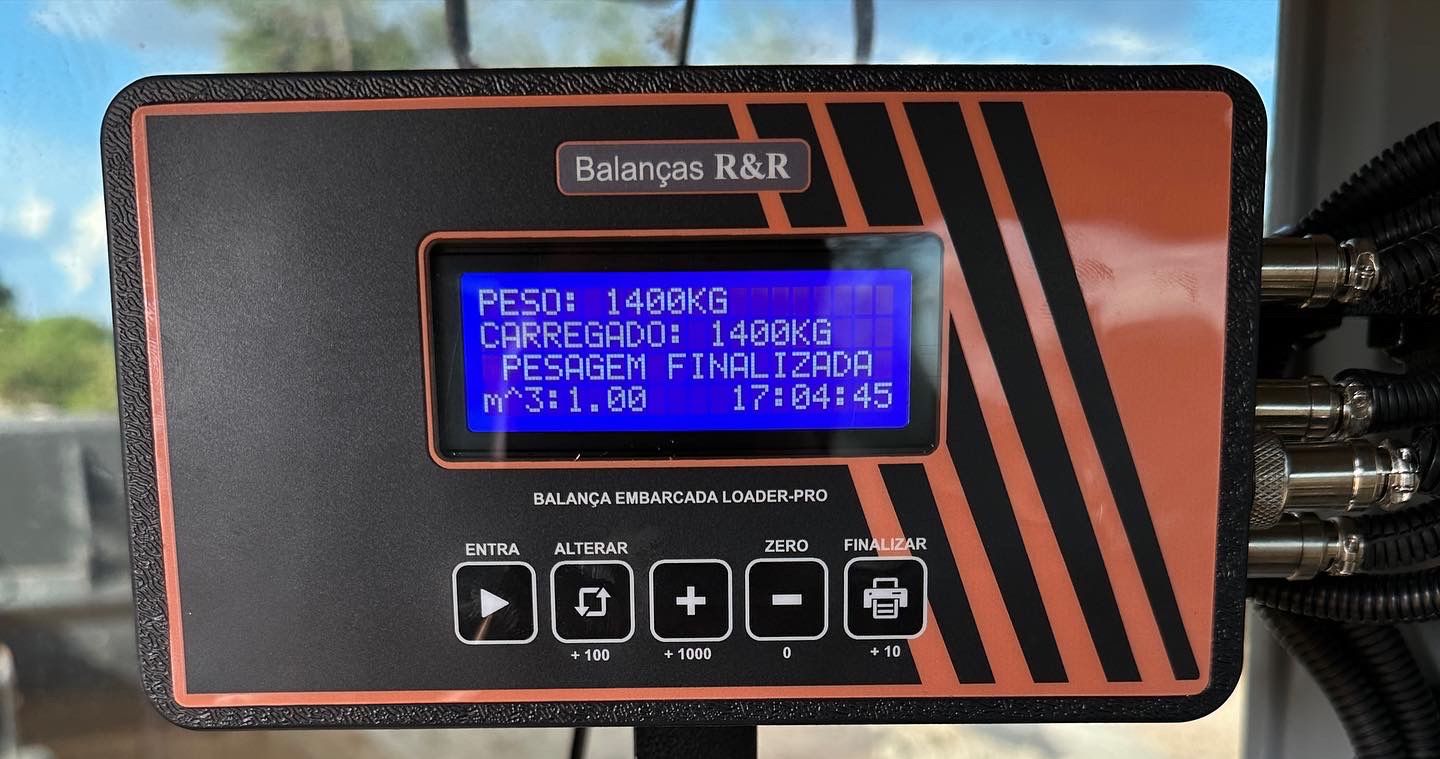 balança para pá carregadeira
