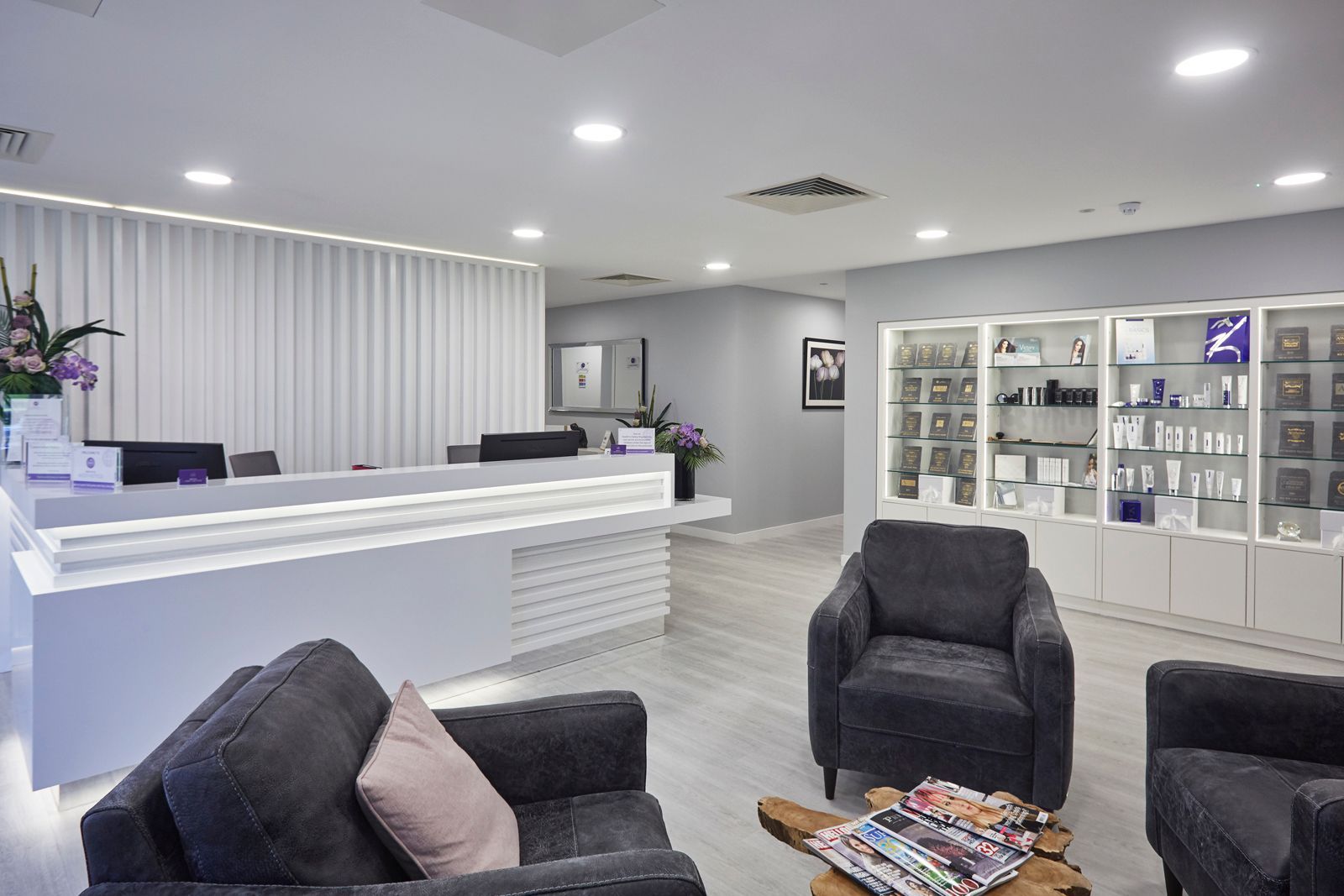 Ground floor Ash House reception at Tanshire Business Park