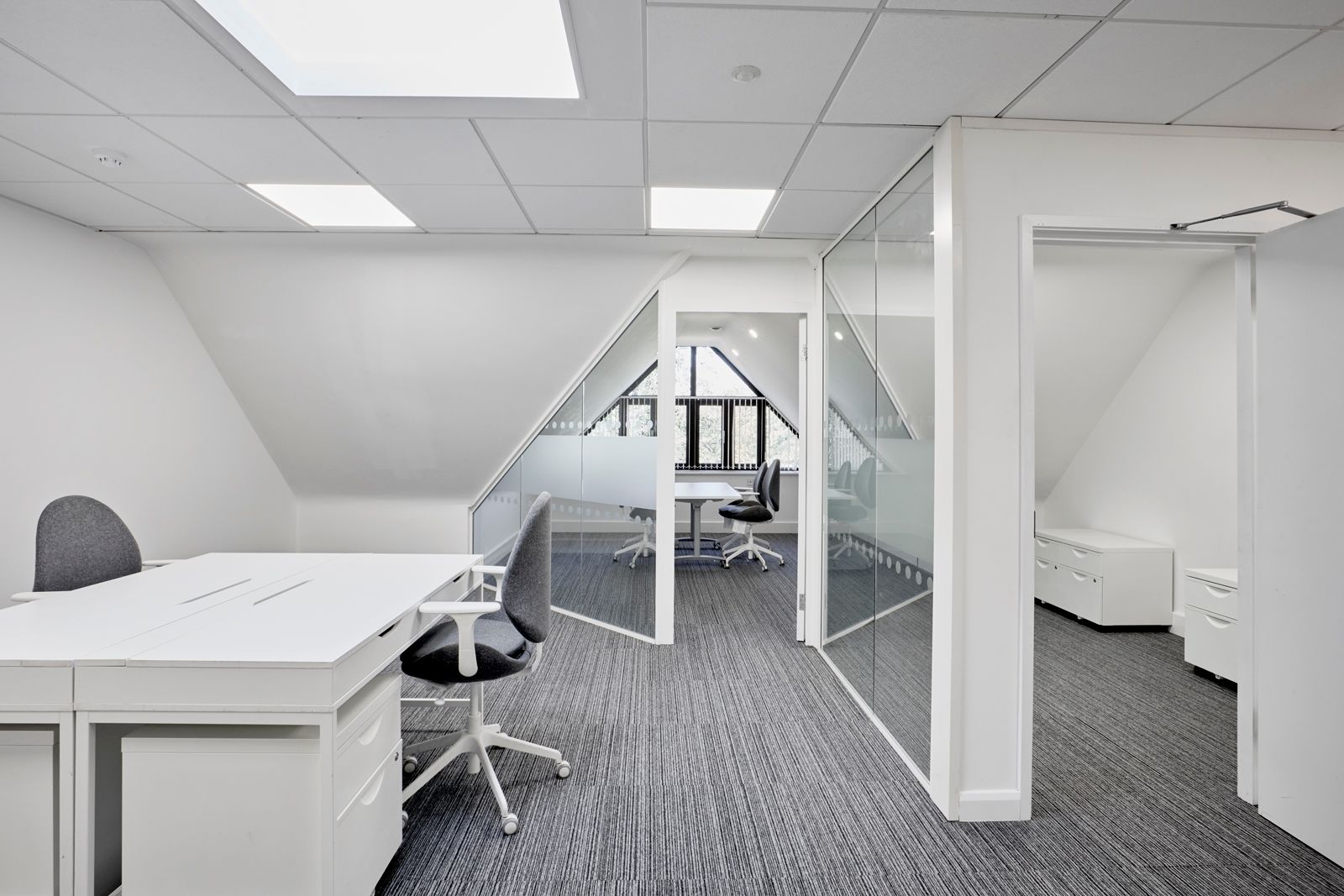 Upstairs office space at Tanshire Business Park