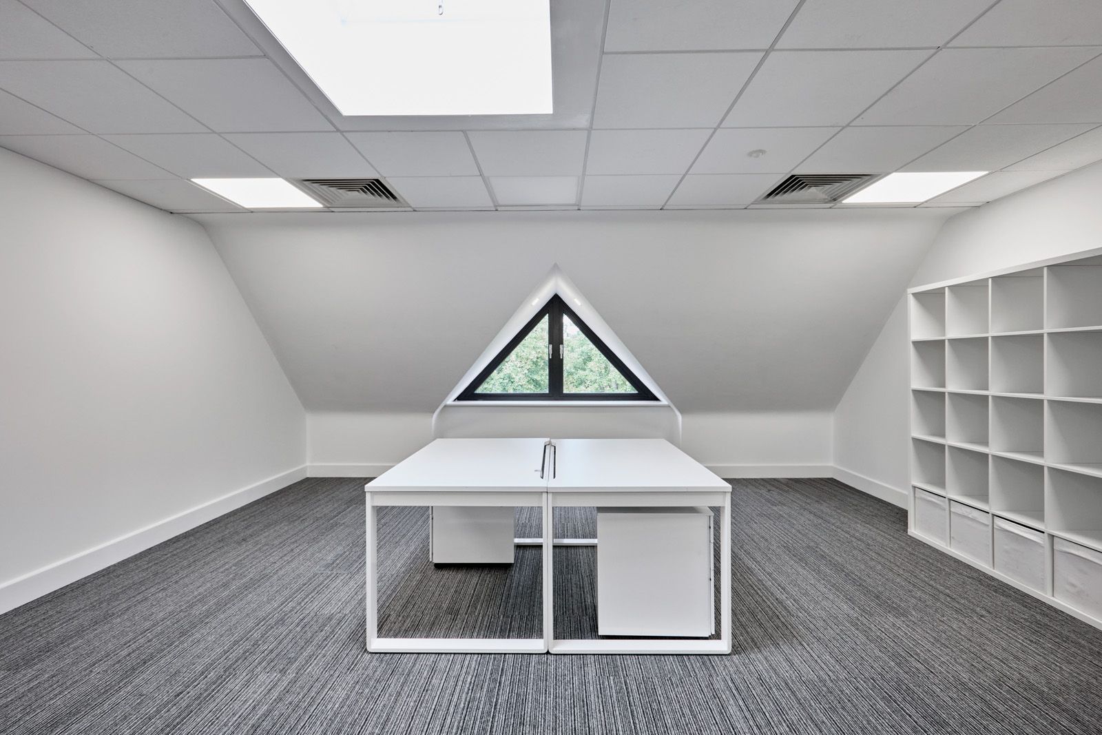 Office space with bright natural lighting at Tanshire Business Park Elstead