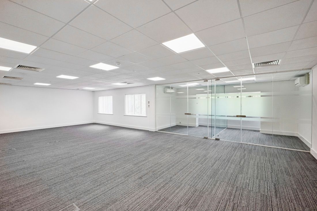 Empty office space in Oak House at Tanshire Business Park