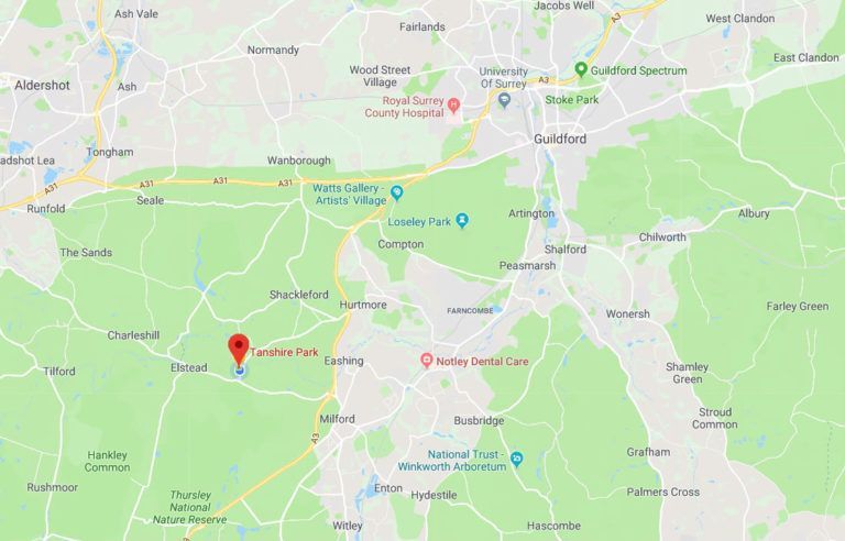 tanshire business park location map