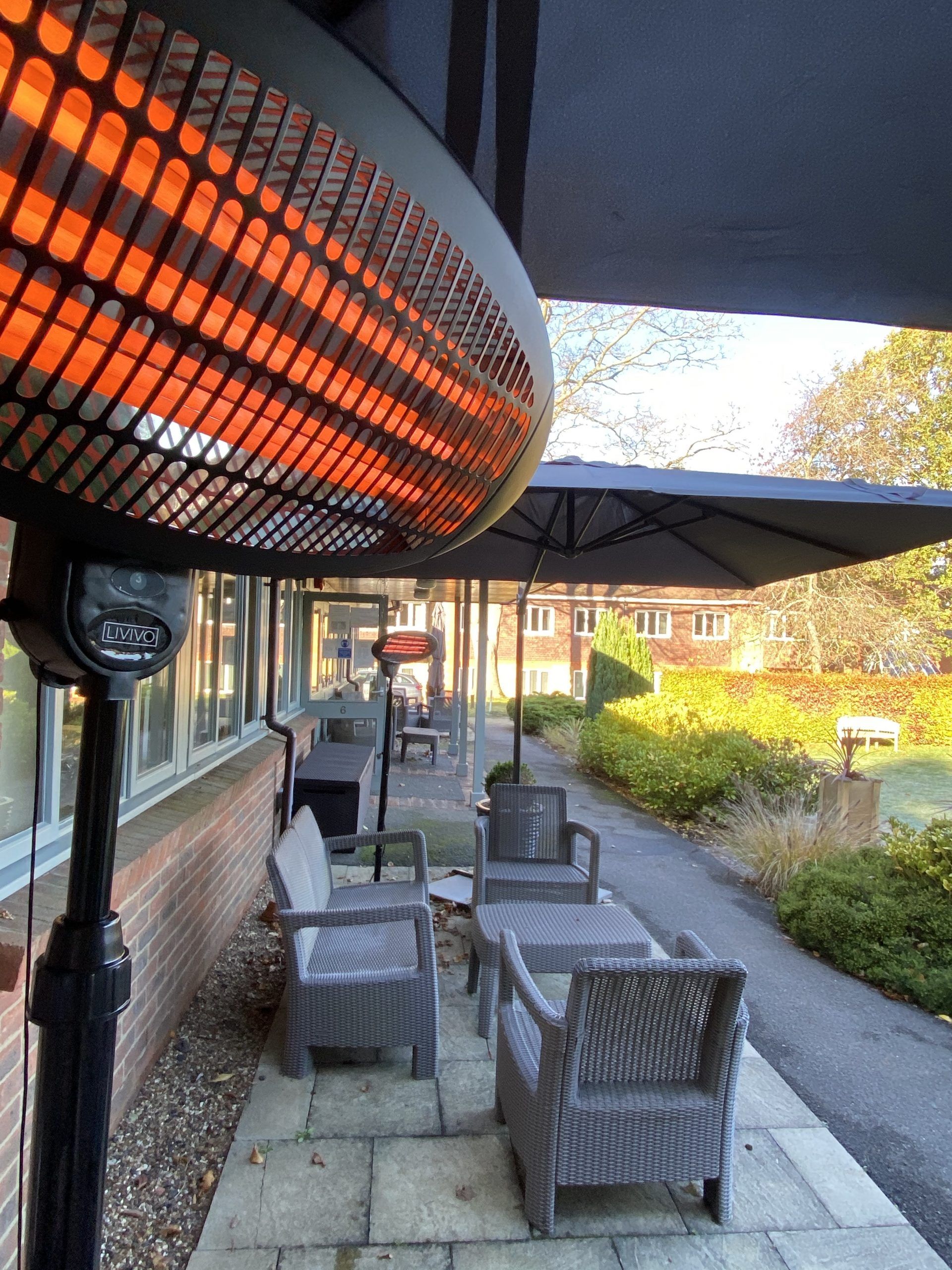 Offices with cafe