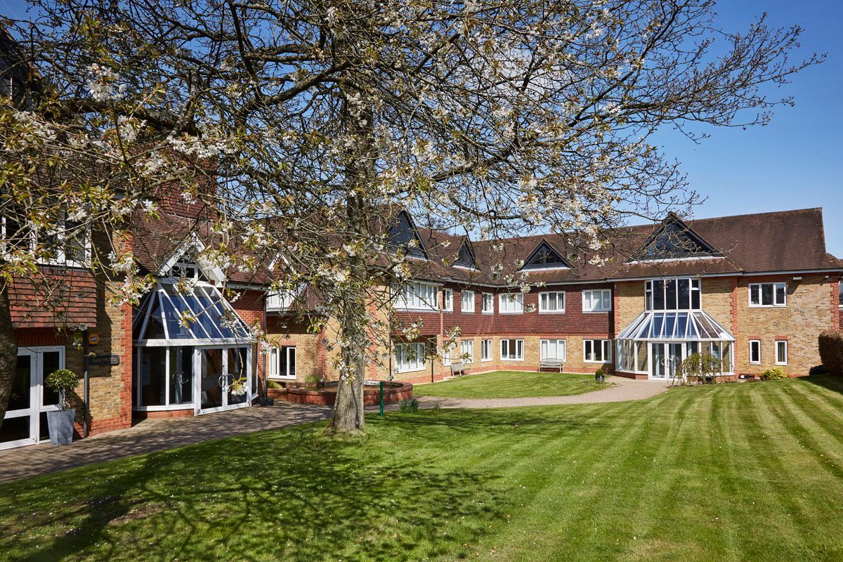 Office space building at business park in Surrey