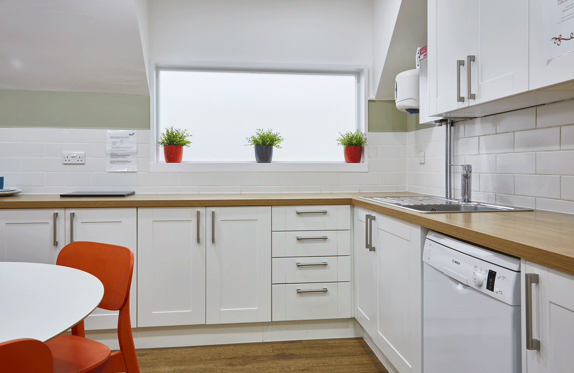 Office with kitchen facilities