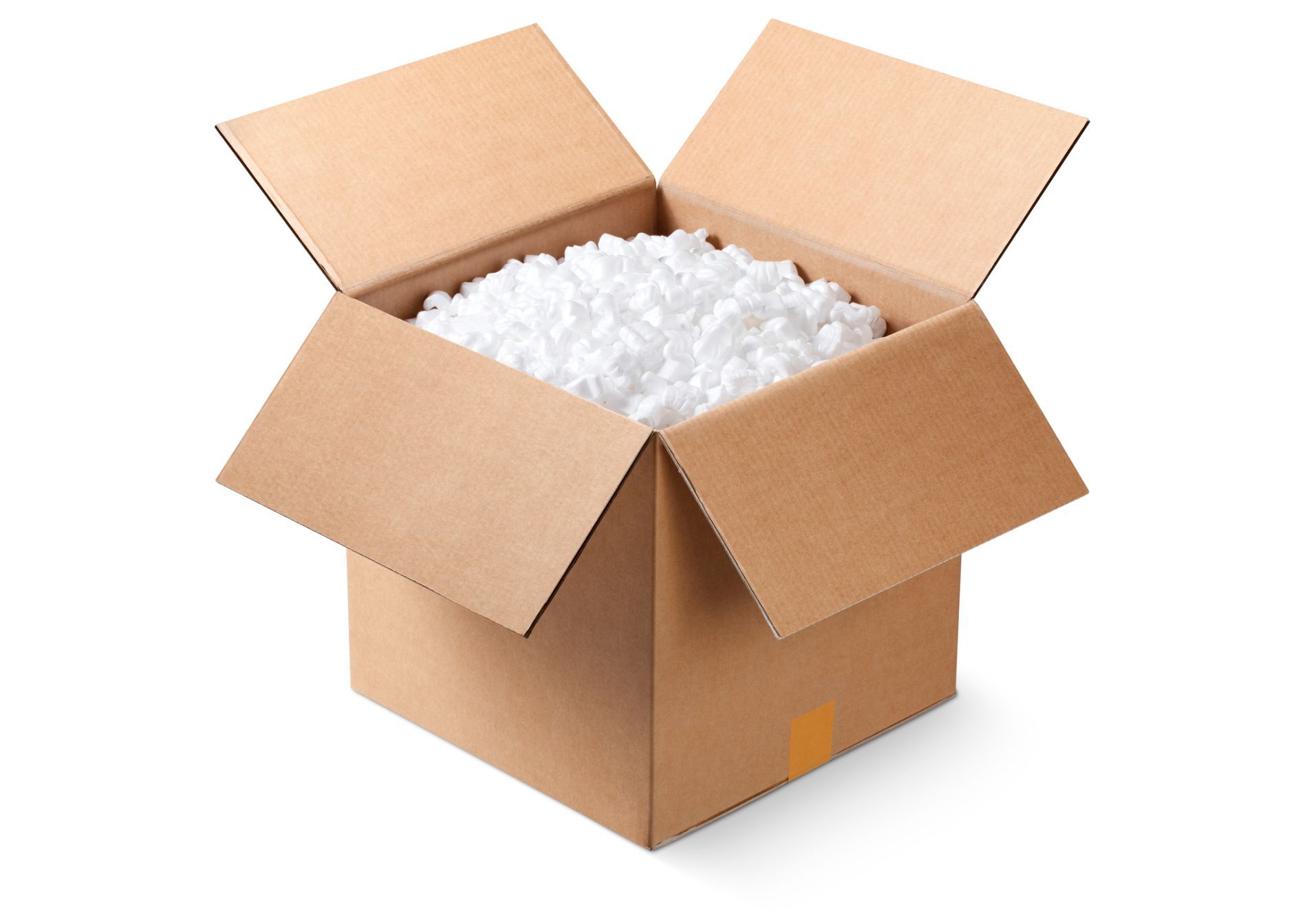 Scatola con materiale di protezione