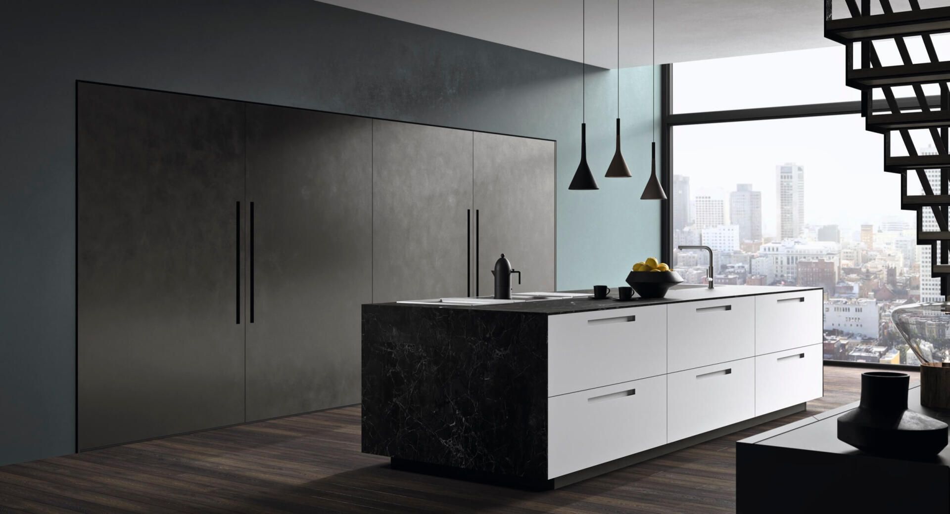 cucina grigia