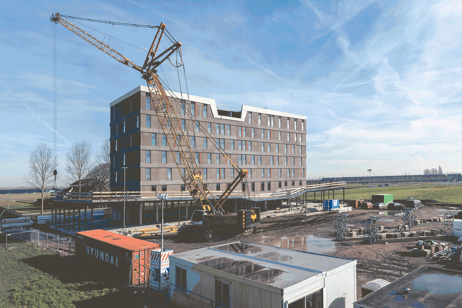 Portfolio Walter Frisart FOTOwerk Bouwfotograaf, Bouwplaatsfotograaf en projectfotograaf:  Hoofddorp Chinahotel voor Hibex