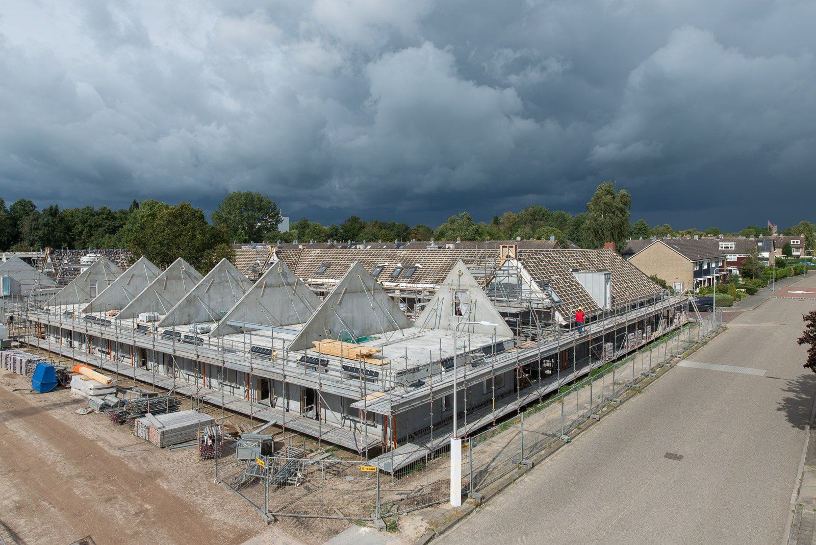 Portfolio Walter Frisart FOTOwerk voor Bouwkunst en Architectuur: Bouwplaats Zwolle voor Trebbe Noord Oost