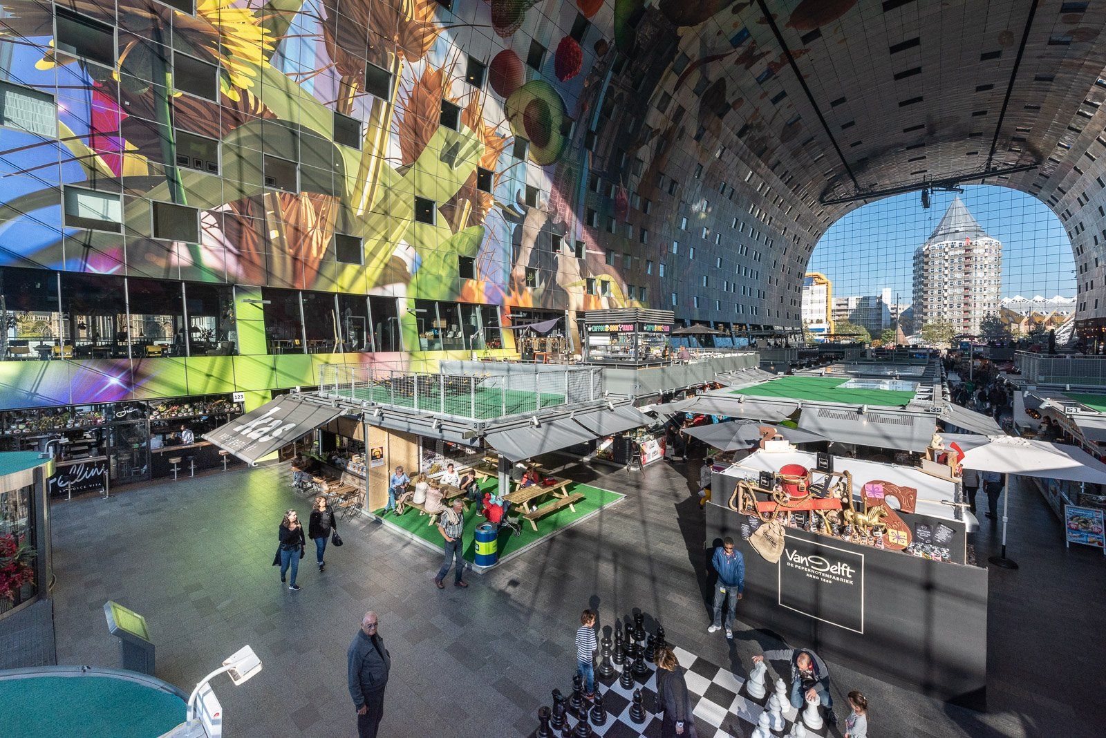 Portfolio Walter Frisart FOTOwerk voor Bouwkunst en Architectuur: Markthal Rotterdam voor Bakker Natuursteen