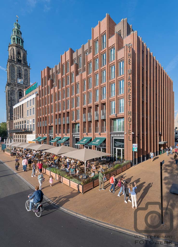 Portfolio Walter Frisart FOTOwerk voor Bouwkunst en Architectuur: Groningen The Market Hotel voor Steenindustrie Strating