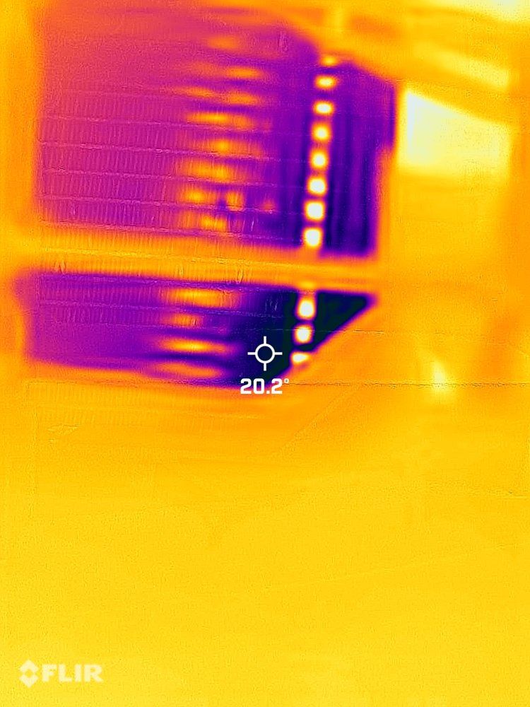 A Thermal Image of a Fan on a Wall — Cool Cats Auto Air in Urangan, QLD