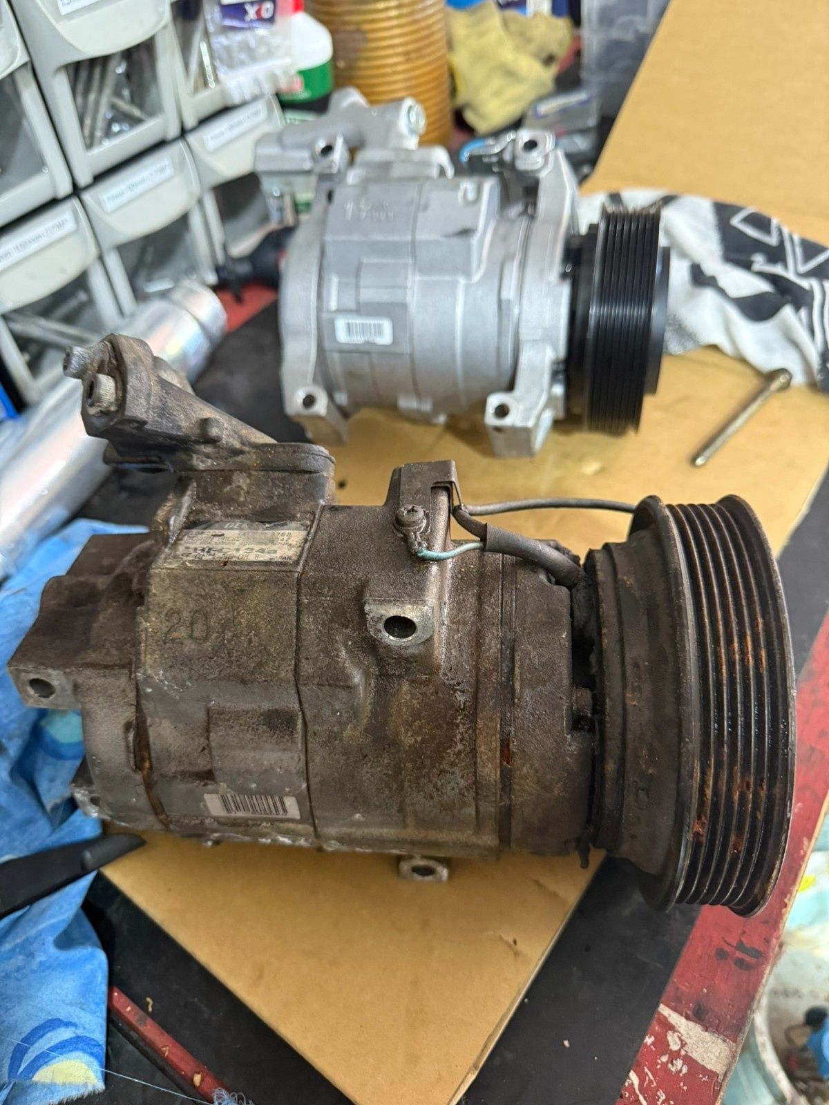 Two Automotive Air Conditioning Compressors — Cool Cats Auto Air in Urangan, QLD