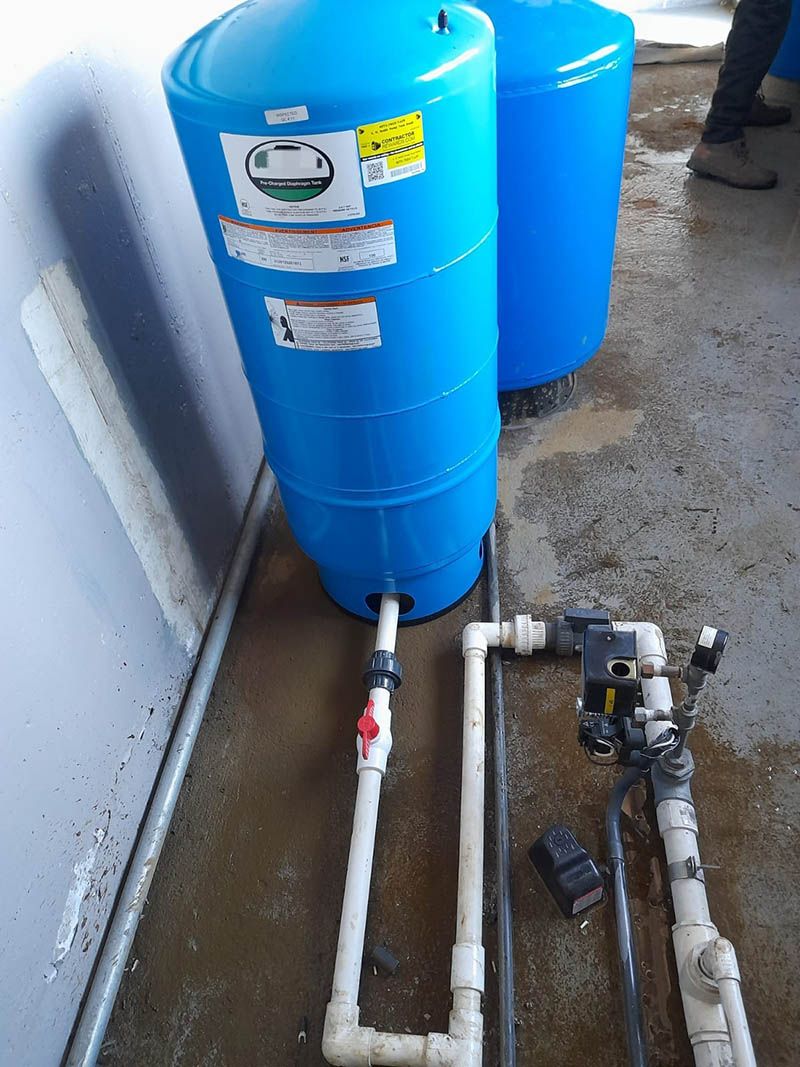 Tanques de almacenamiento y biofiltros para purificación de agua