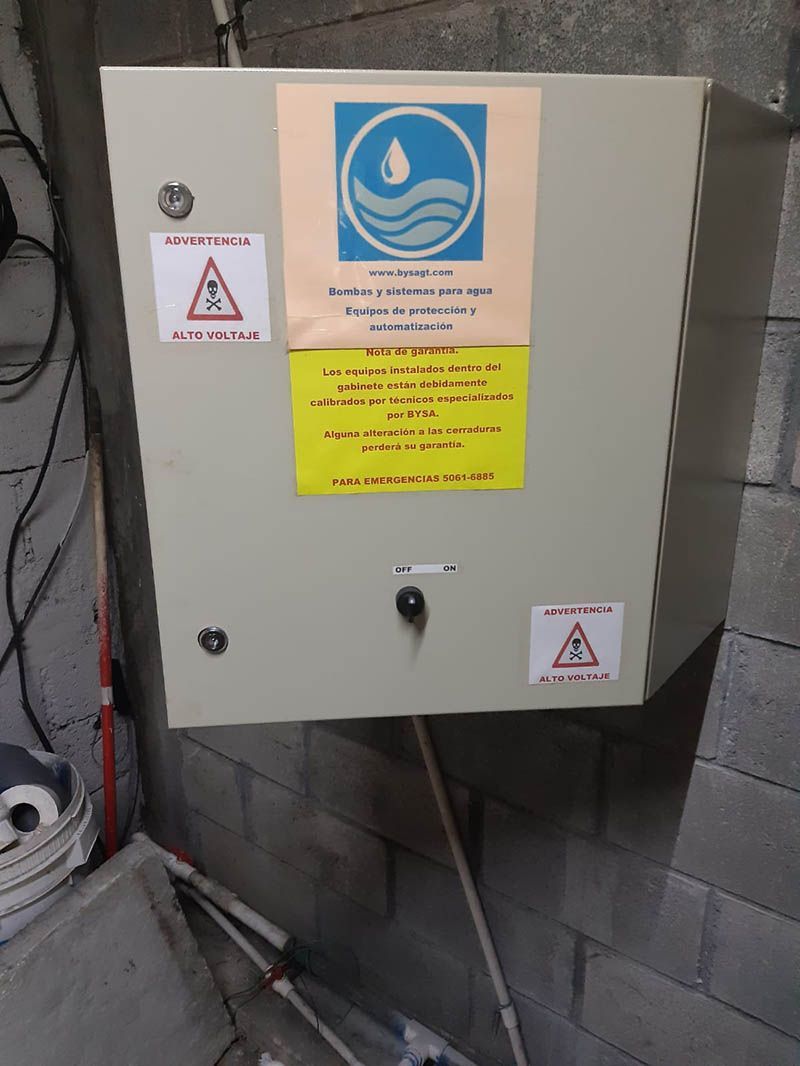 Panel de control y mantenimiento de plantas de tratamiento BYSA