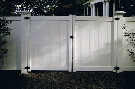 Vinyl six-foot privacy