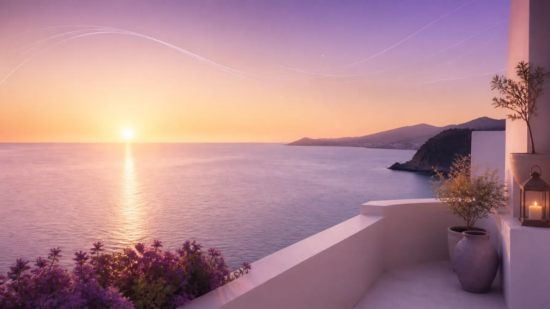 Ocean view from villa