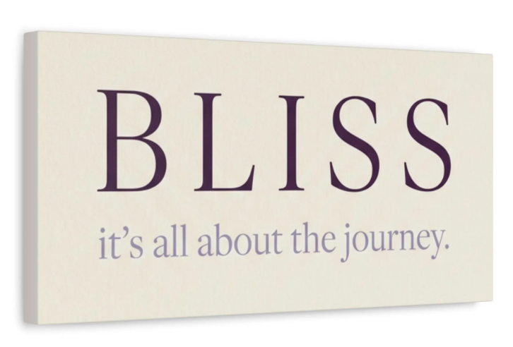 inspirational canvas wall art featuring the phrase 