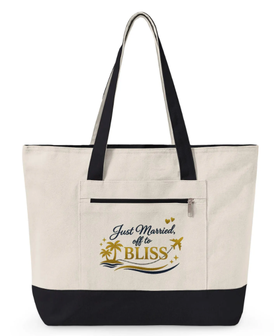 be your bliss zippered tote for everyday essentials