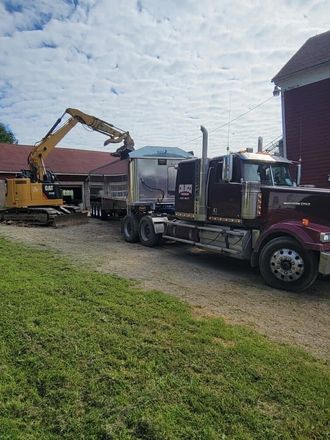 Truck Transporting Site Debris — Rome, NY — Colucci Trucking