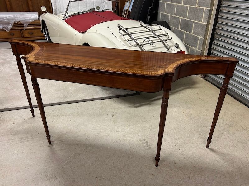 Stunning Mahogany Side, Serving, Console Table by Arthur Brett