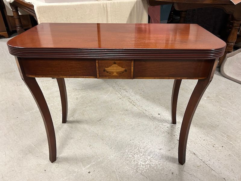Super Quality Antique Style Mahogany Card / Games Table