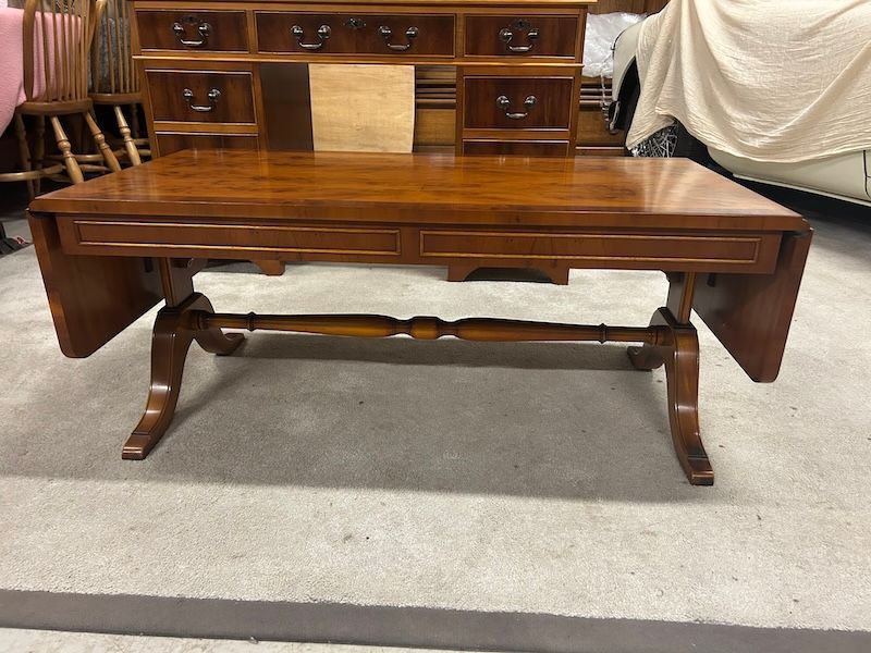 Yew Wood Sofa Coffee Table y Bevan Funnell