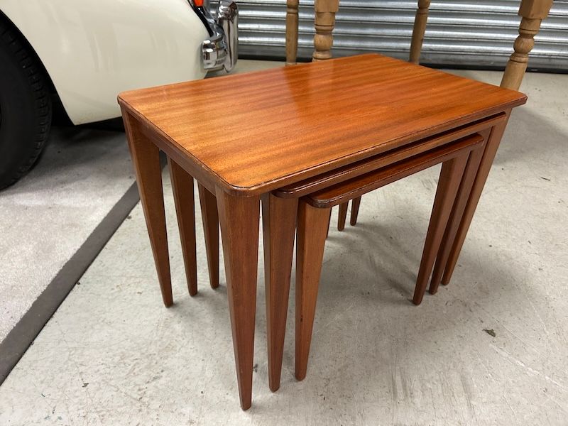 Mid Century Teak Nest of Tables by Gordon Russell