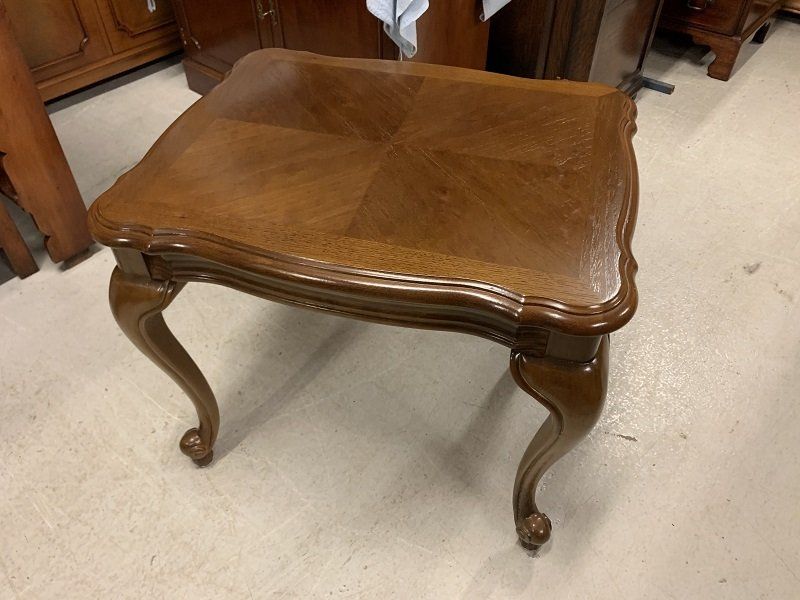 French Style Walnut Side/ Lamp Table