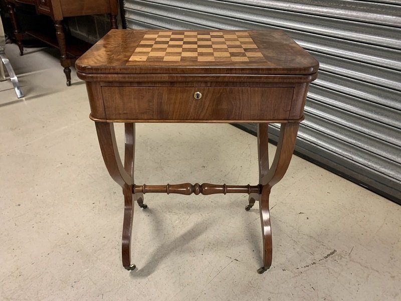 Stunning Antique  Games Table
