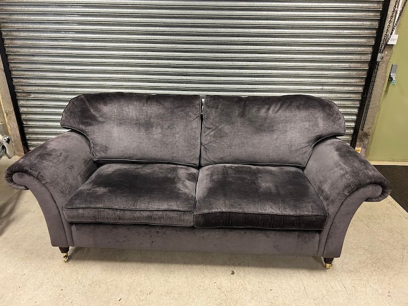 Laura Ashley 'Mortimer' Grey Two Seater Sofa