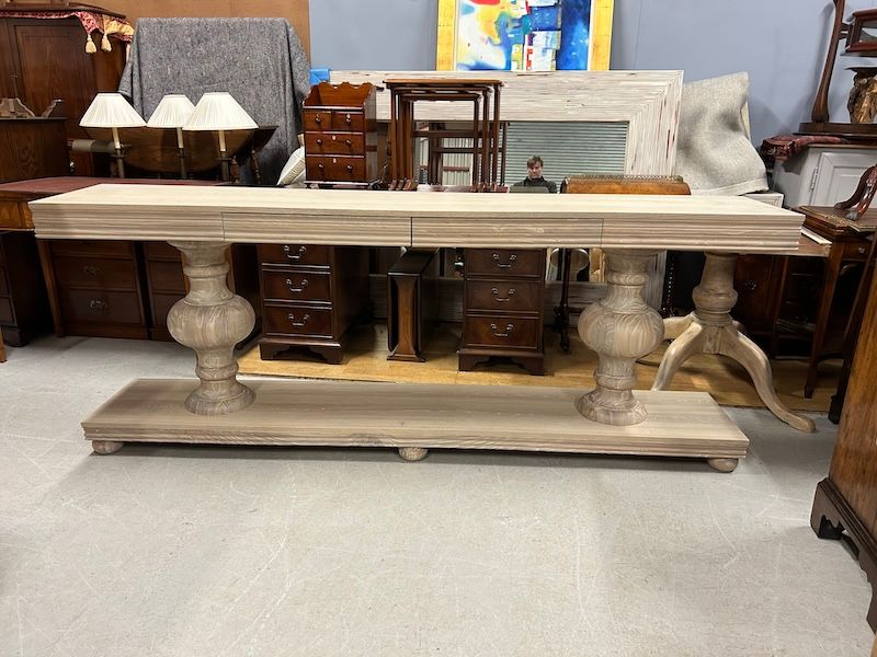 Large Balustrade Console Table by Coach House