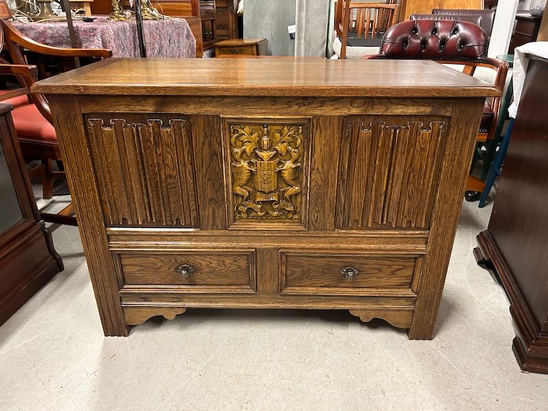 Solid Oak Mule Chest