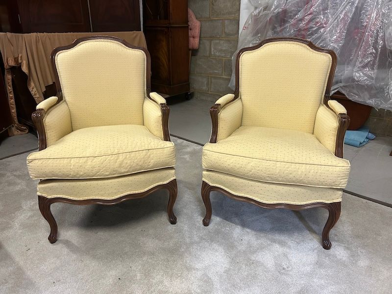 A Pair of Good Quality French Provincial Style Armchairs