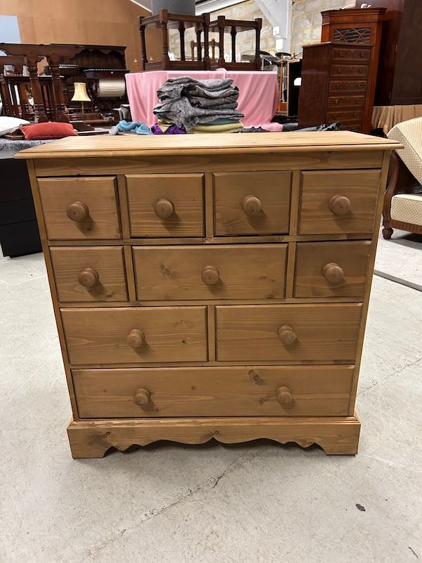 Pine Merchants Chest of Drawers
