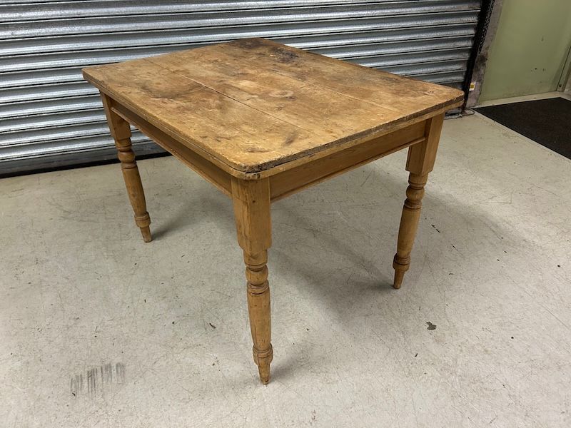 Small Antique Pine Dining/ Kitchen Table