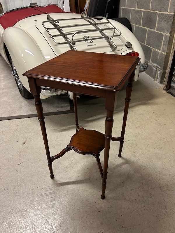 Antique 19th C Mahogany Aesthetic Movement Godwin Style Side/ Lamp Table
