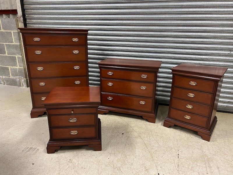 Stag Four Piece Mahogany Bedroom Suite